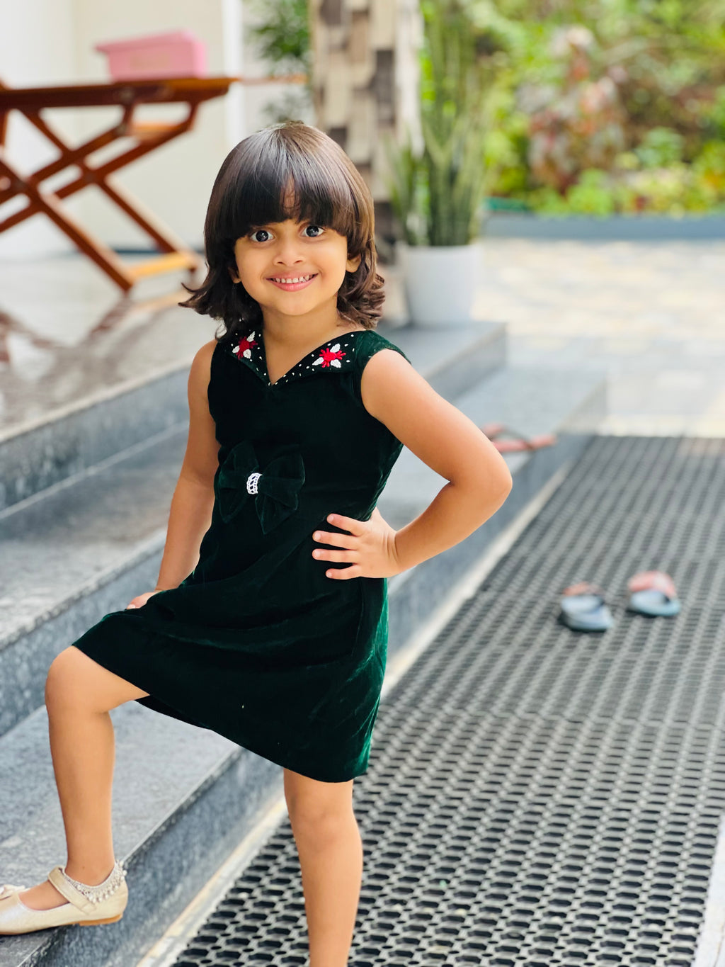 Velvet frock 💫💚💫💚