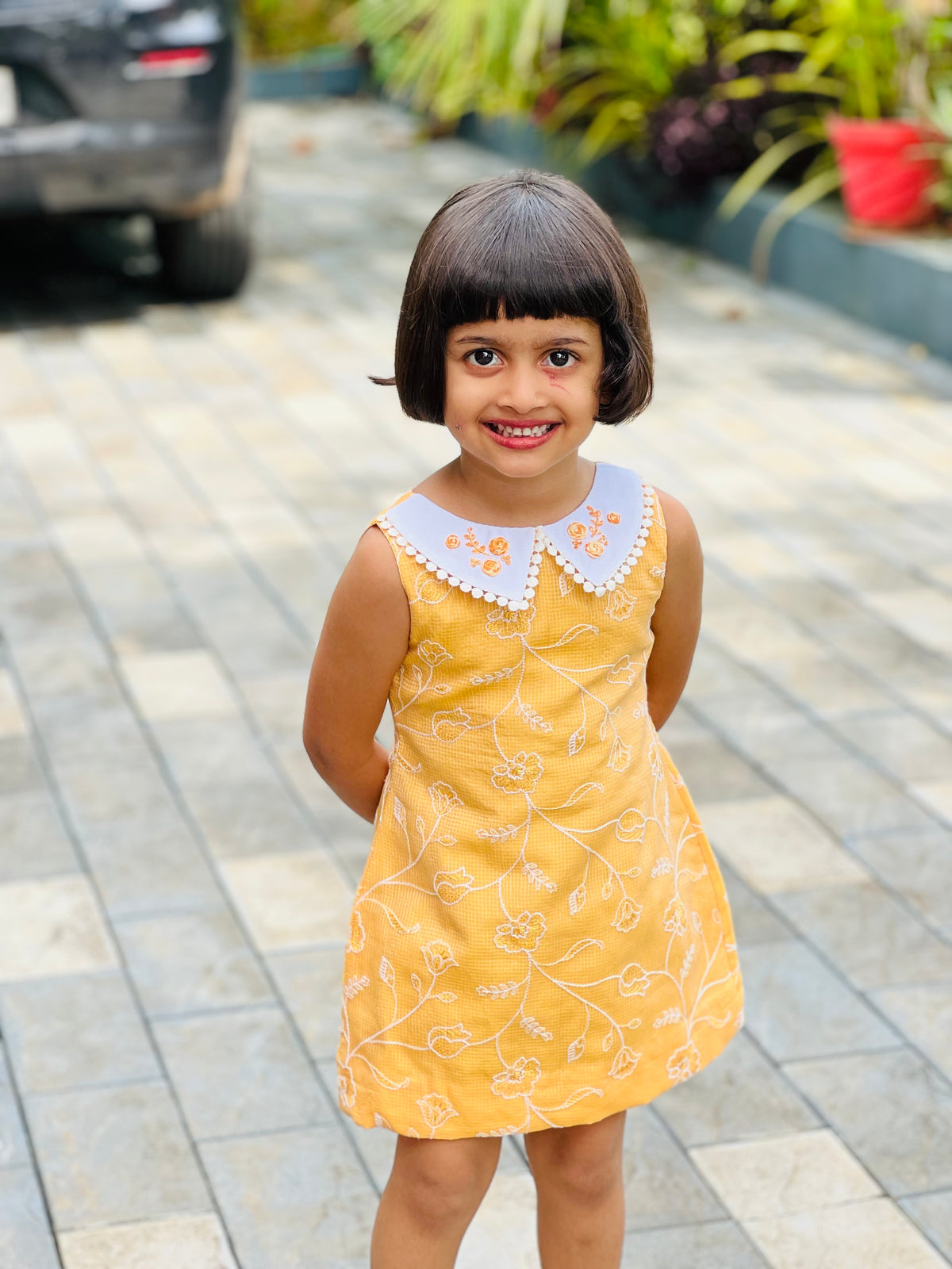 Kota Fabric Fishcut frock 🖤