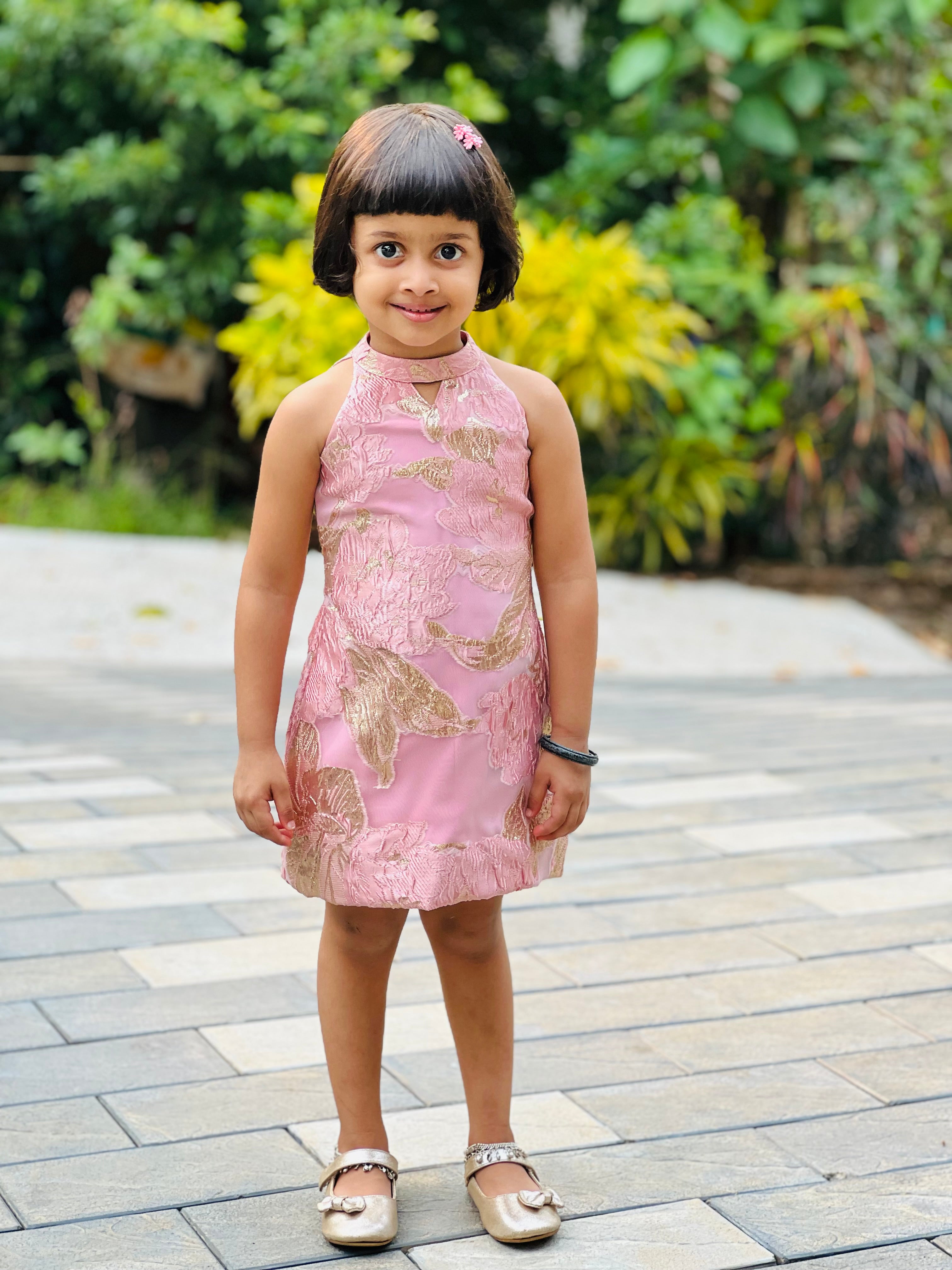 "Little miss sunshine in her Turkish-inspired finest. ☀️"