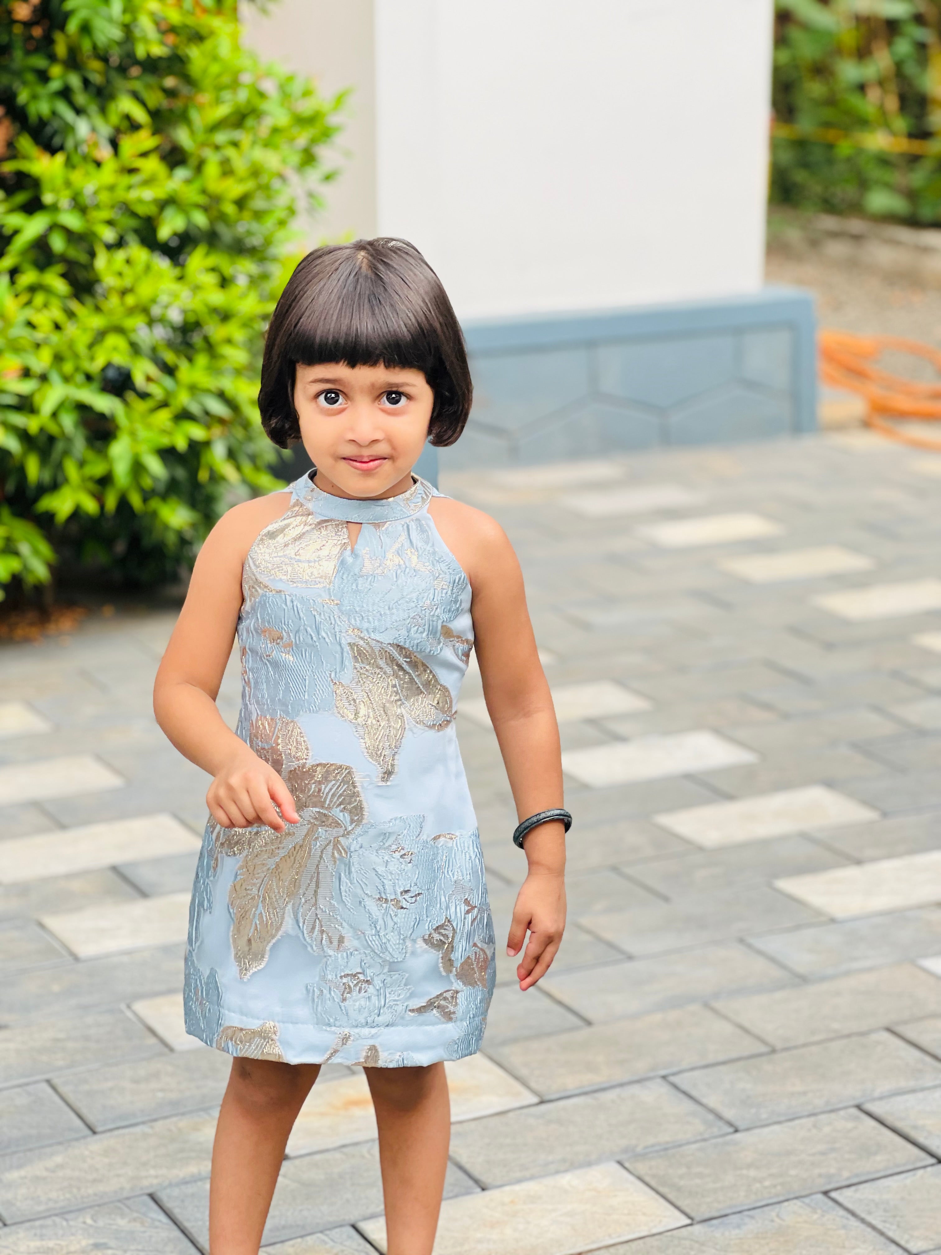 "Little miss sunshine in her Turkish-inspired finest. ☀️"