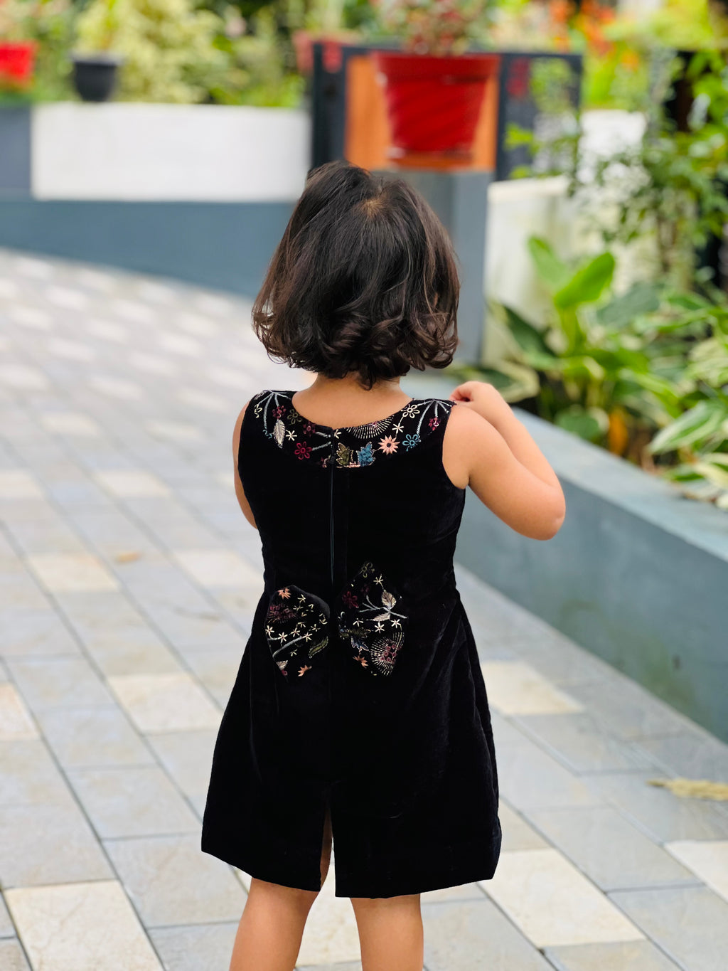 Black velvet frock 💫🖤💫🖤