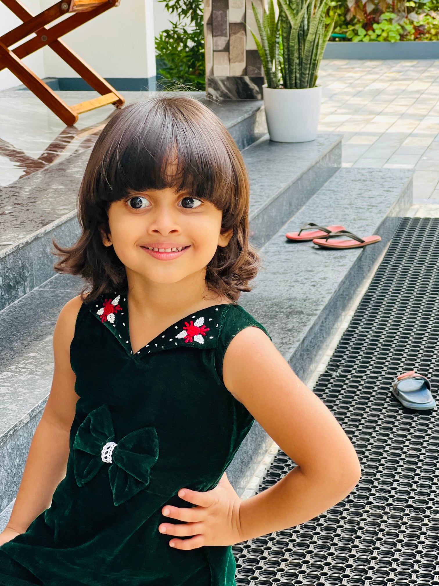 Velvet frock 💫💚💫💚