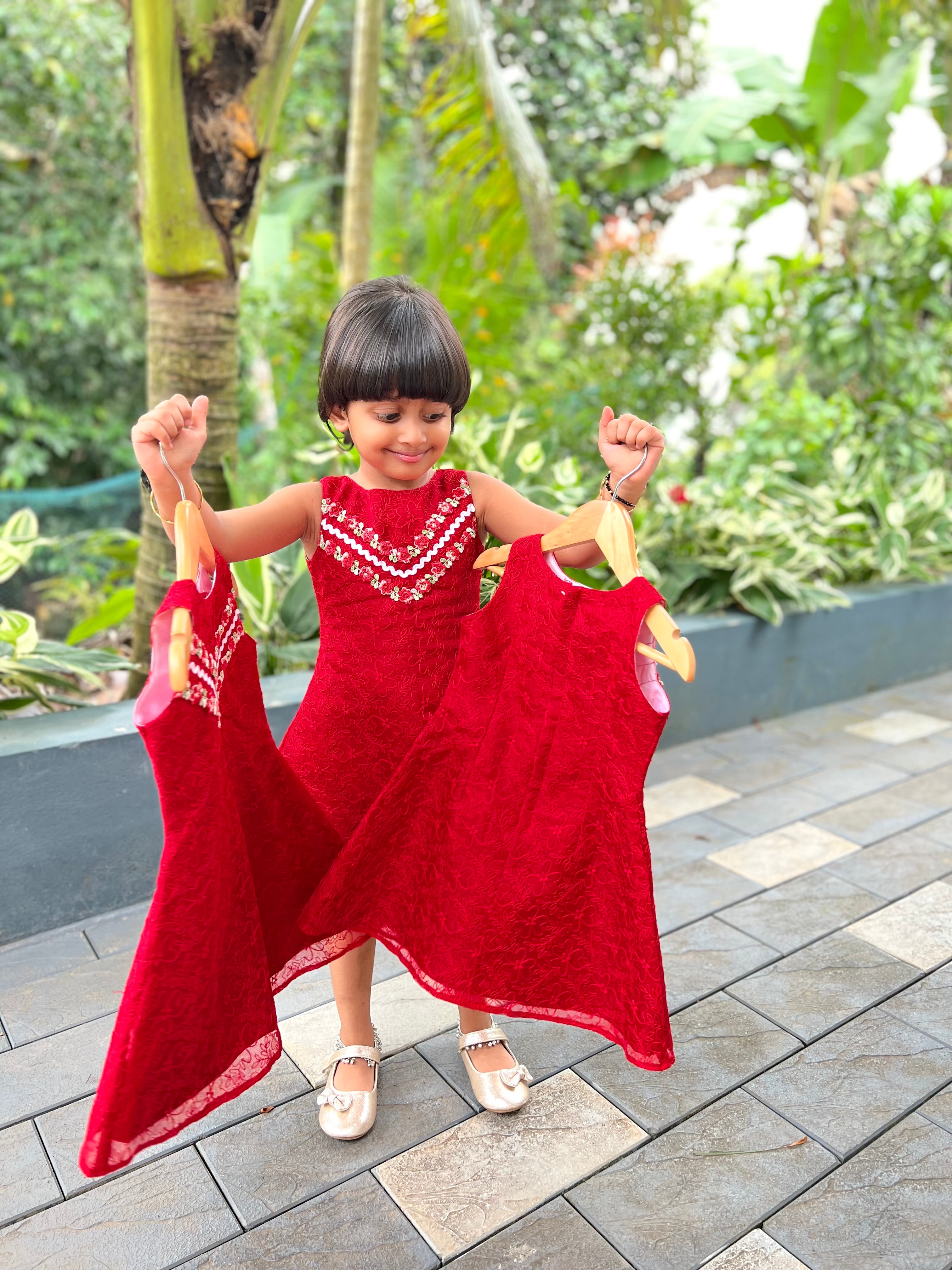 My little lady in red, looking merry and bright! ✨