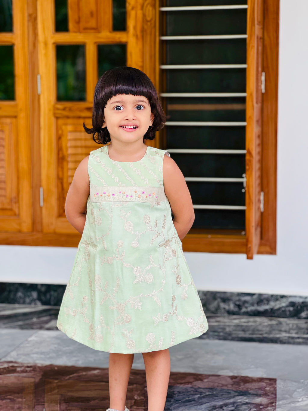 Cute Aline frock 💫💚💫