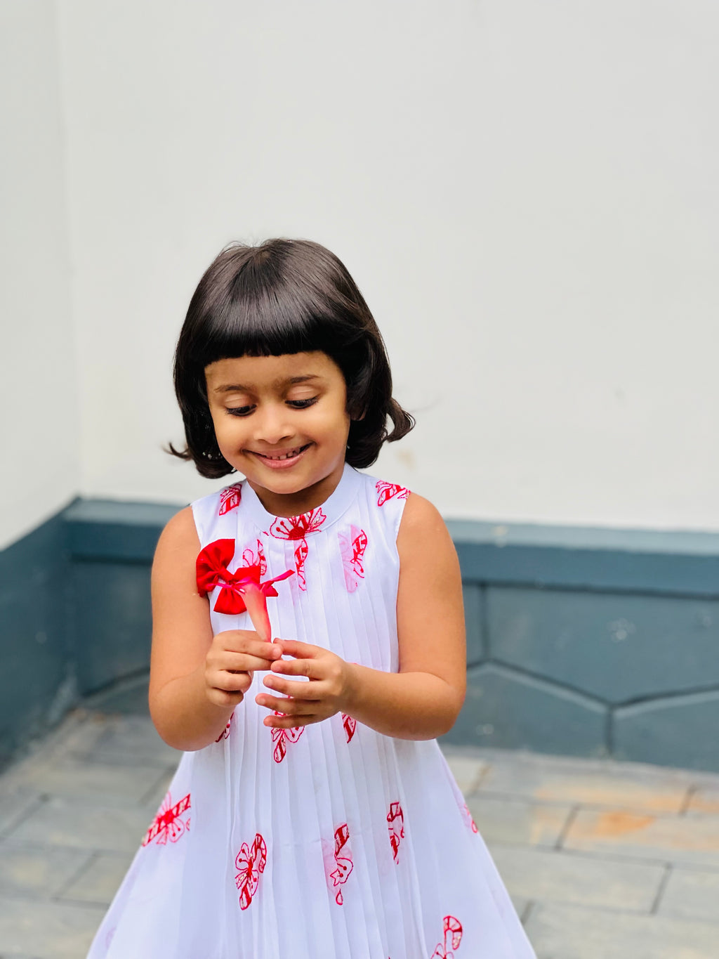 Georgette Christmas frock🎄🎅🏻🎄🎅🏻