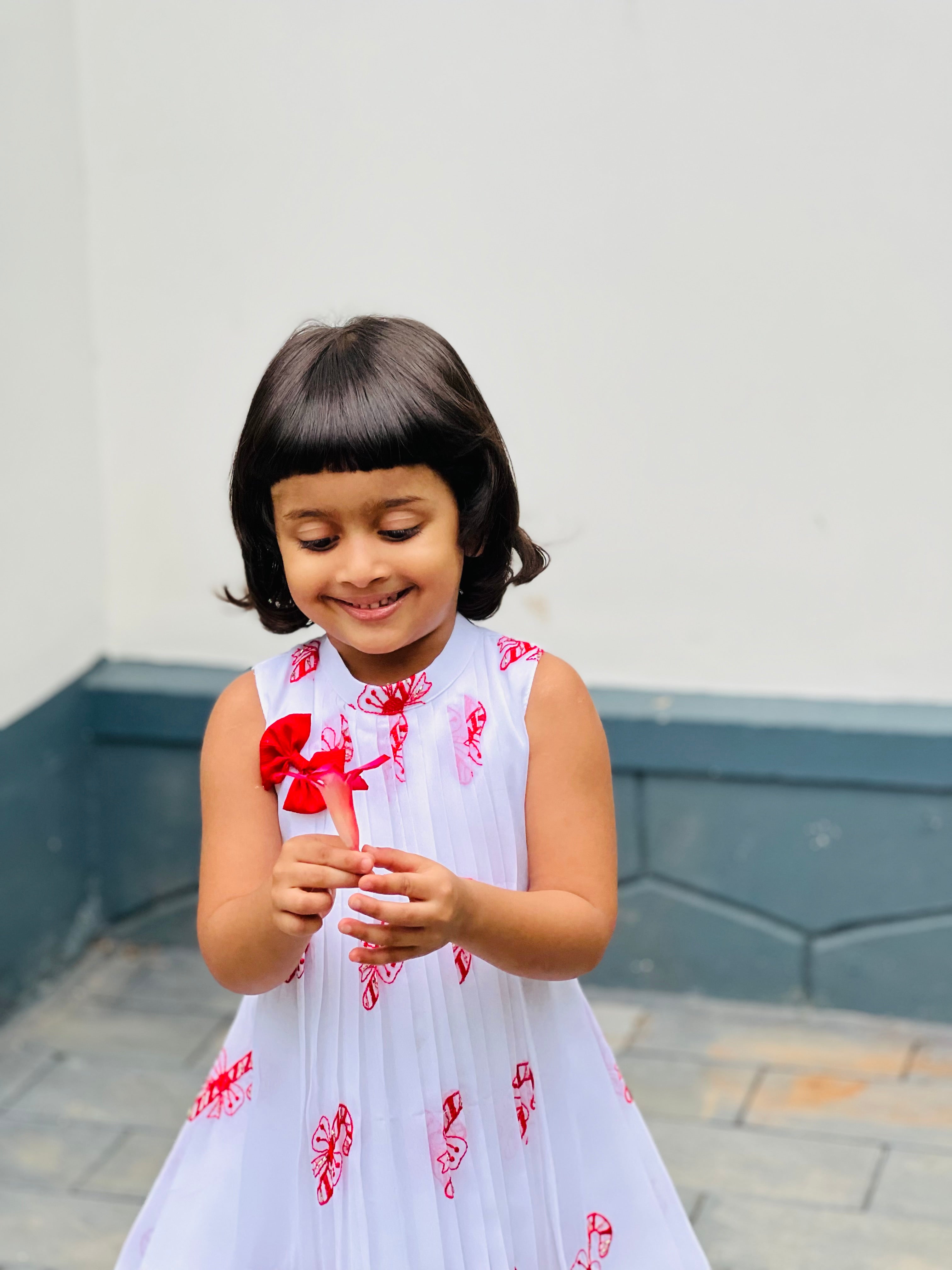 Georgette Christmas frock🎄🎅🏻🎄🎅🏻