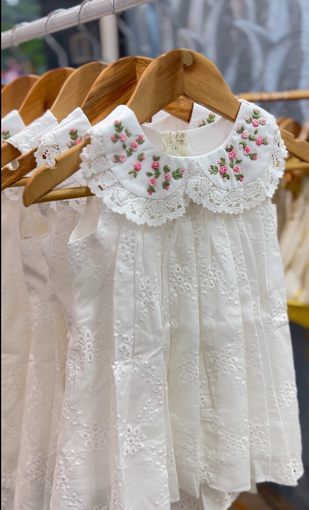 Cotton hakoba frock restocked 💫🤍💫