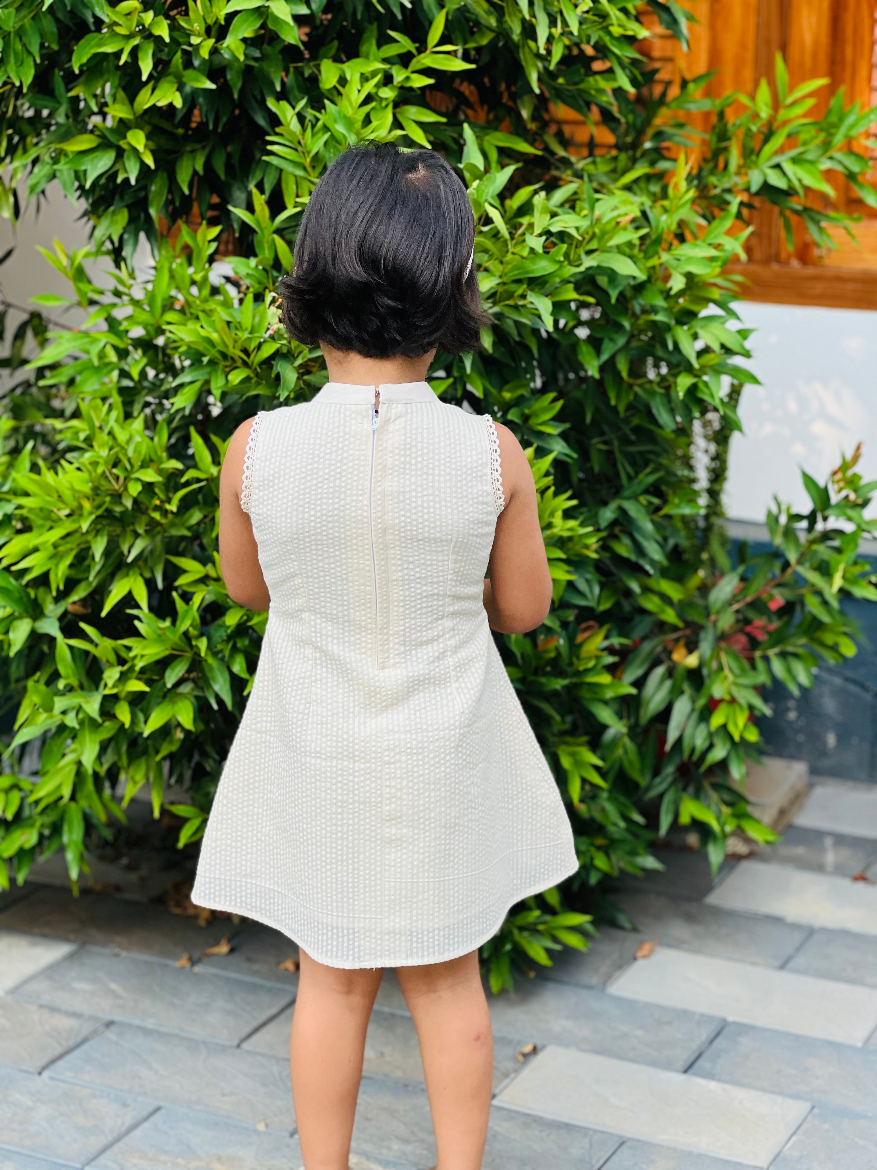Cotton cutwork frock ✨🤎