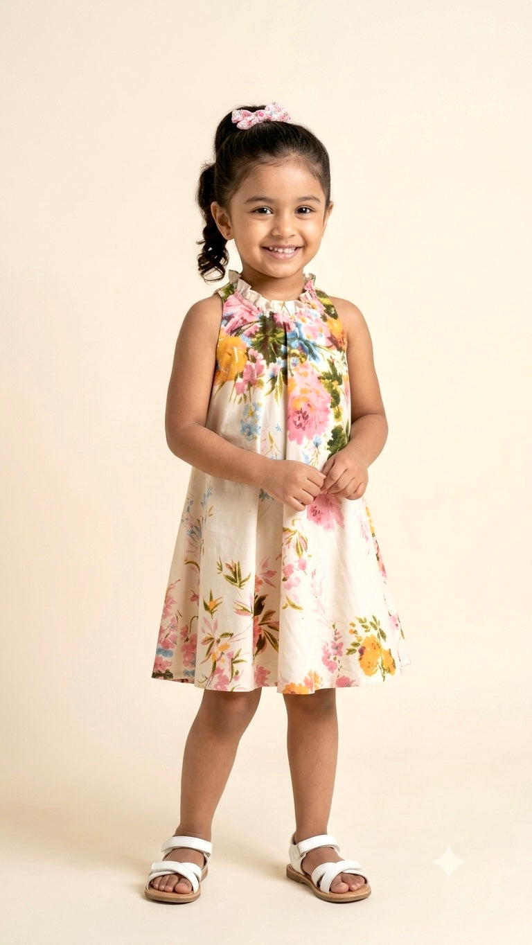 Floral Casual Kids Frock✨✨