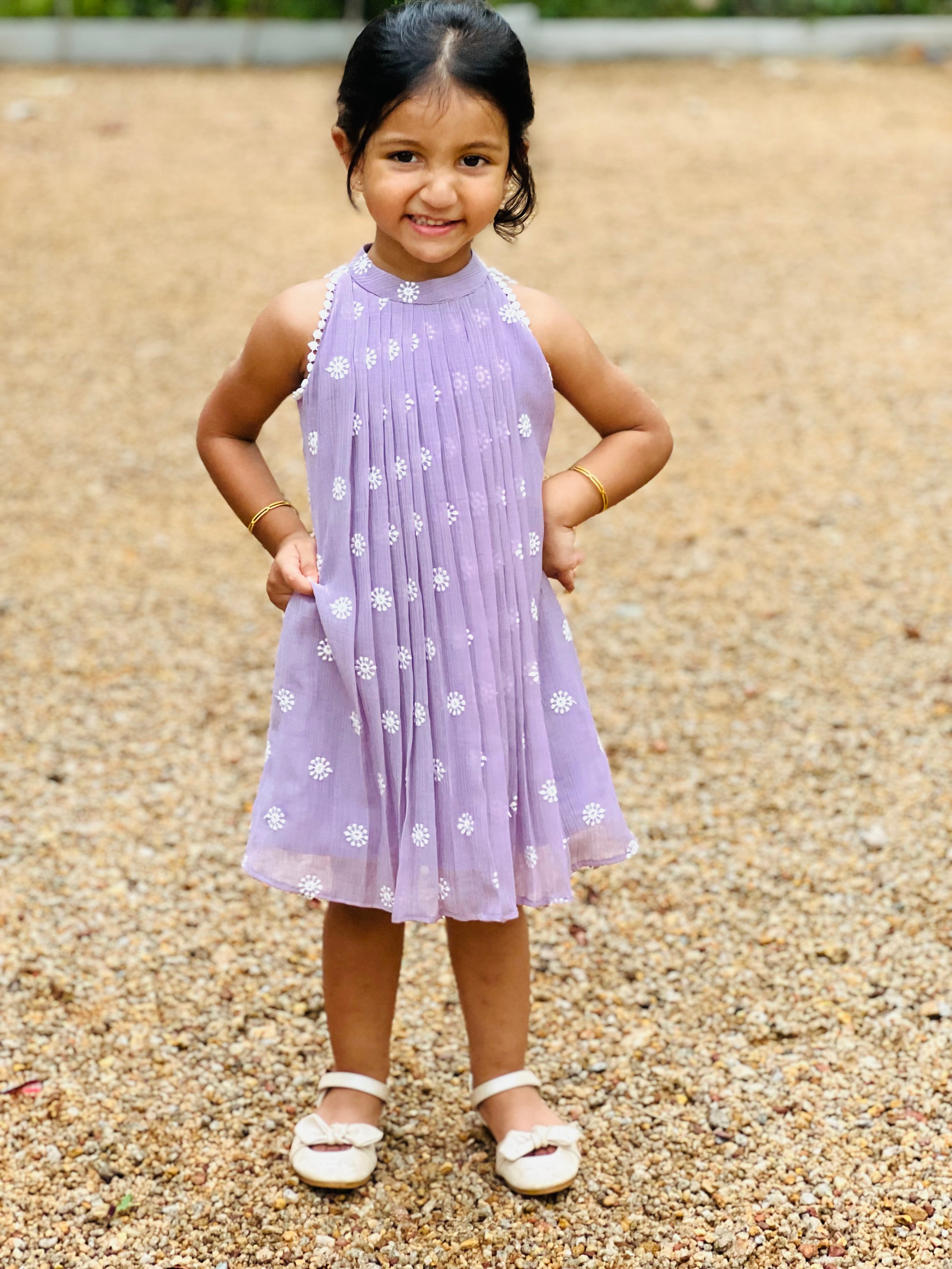 Mul chiffon frock
