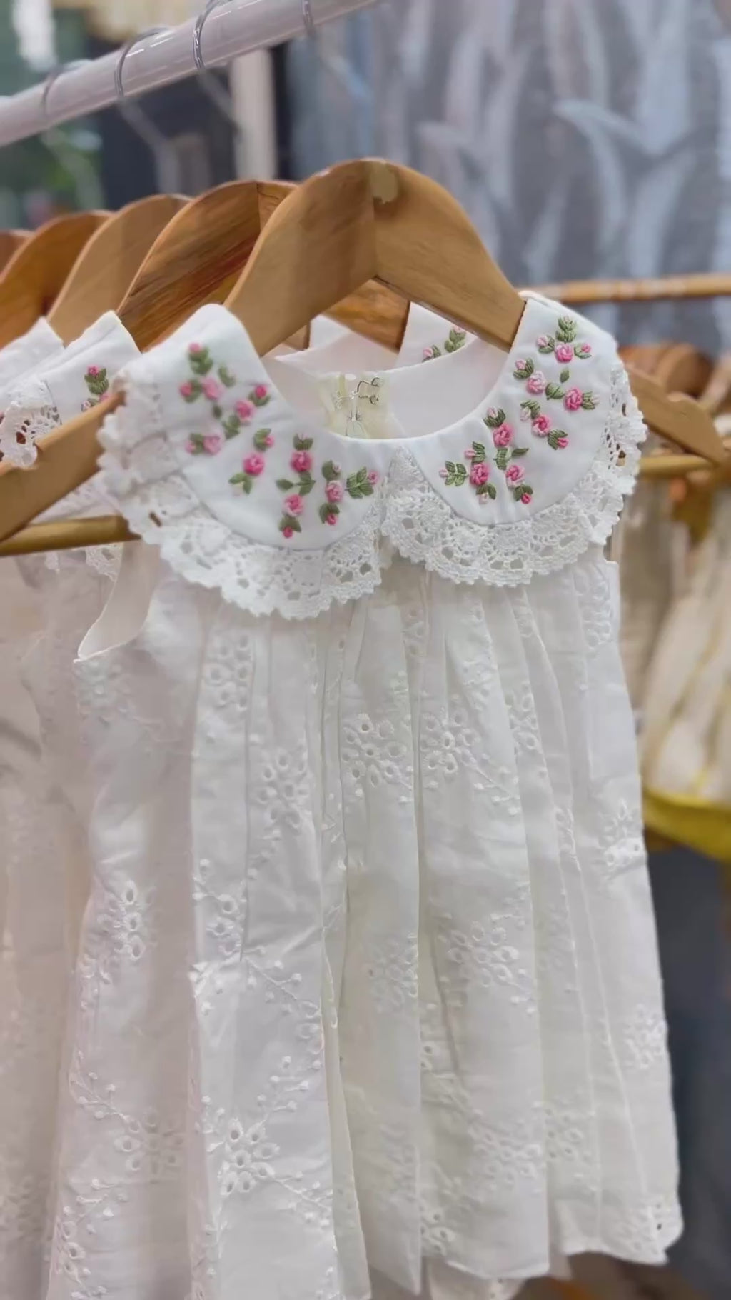 Cotton hakoba frock restocked 💫🤍💫