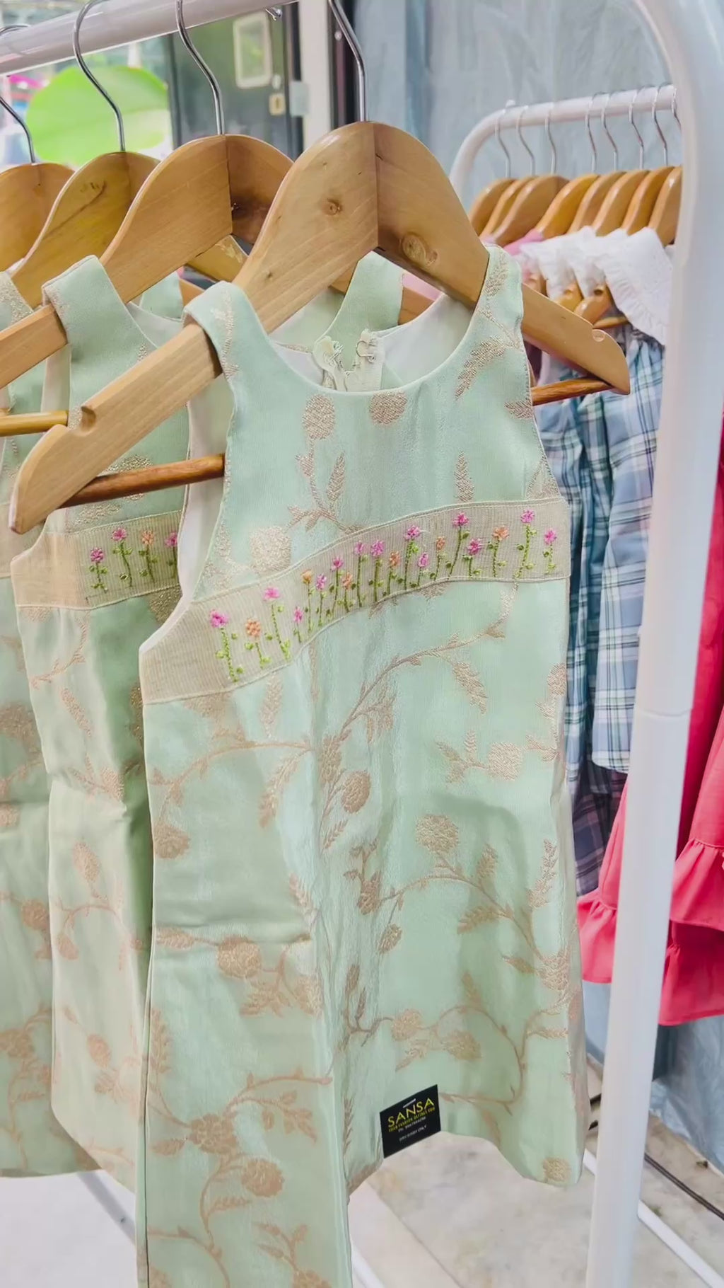 Cute Aline frock 💫💚💫