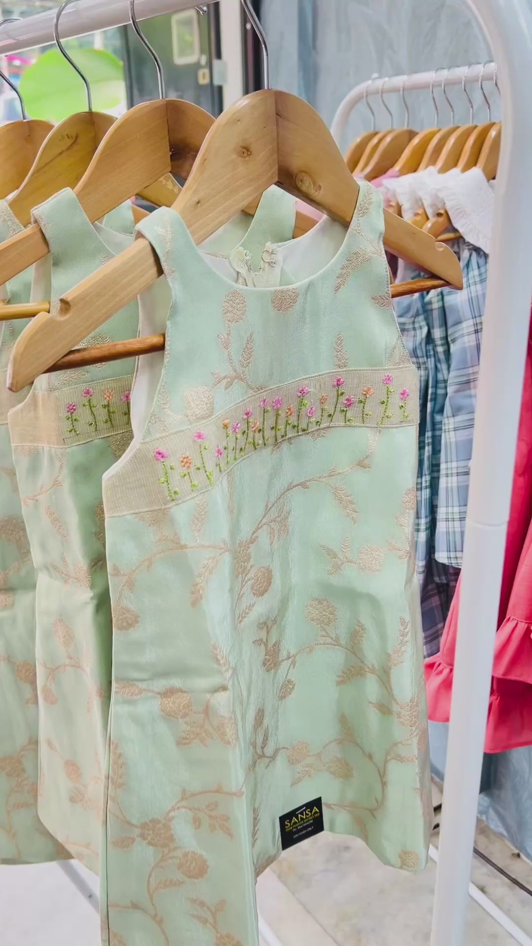 Cute Aline frock 💫💚💫